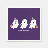 Happy Halloween Ghosts Trick or treat Servet (Voorkant)
