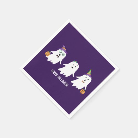 Happy Halloween Ghosts Trick or treat Servet (Hoek)