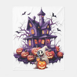 Happy Halloween Ghoul Fleece Deken