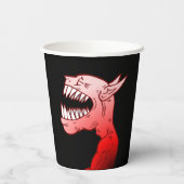 Happy Halloween Ghoul Papieren Bekers (Achterkant)