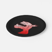 Happy Halloween Ghoul Papieren Bordje (Gekanteld)