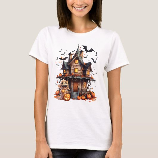 Happy Halloween Ghoul T-shirt (Voorkant)