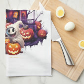 Happy Halloween Ghoul Theedoek (Quarter Fold)