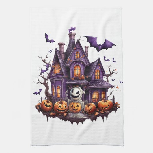 Happy Halloween Ghoul Theedoek (Verticaal)