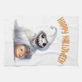 Happy Halloween Ghoul Theedoek (Horizontaal)