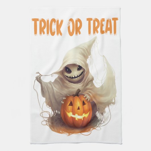 Happy Halloween Ghoul Theedoek (Verticaal)