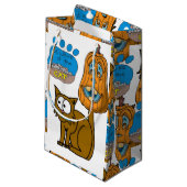 Happy Halloween Gift Bag, Cat Klein Cadeauzakje (Voorkant Gekanteld)