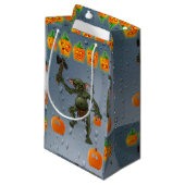 Happy Halloween Gift Bag, Goblin Klein Cadeauzakje (Voorkant Gekanteld)