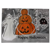 Happy Halloween Gift Bag Groot Cadeauzakje (Achterkant)