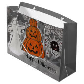 Happy Halloween Gift Bag Groot Cadeauzakje (Achterkant Gekanteld)
