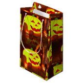 Happy Halloween Gift Bag Klein Cadeauzakje (Voorkant Gekanteld)