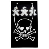 Happy Halloween Gift Bag, Skull Klein Cadeauzakje (Achterkant)