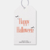 Happy Halloween Gift Label Cadeaulabel (Voorkant)