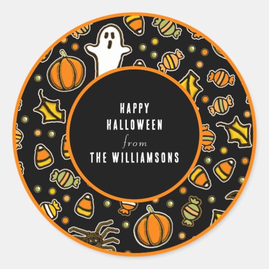 Happy Halloween Gift Labels (Voorkant)