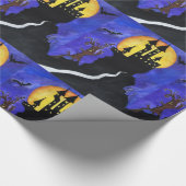 Happy Halloween Glansy Wrapping Paper Cadeaupapier (Hoek)