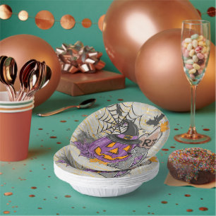 Happy Halloween Glitter en Sparkle Paper Bowl Papieren Kommen