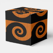 Happy Halloween Glitter Skull Cube Favor Box Bedankdoosjes (Achterkant)