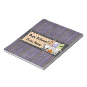 Happy Halloween Gnomen Snoep Bar Wrapper Favors Notitieblok (Linkerzijde)