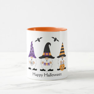 Happy Halloween Gnomes Paars Sinaasappel Mok