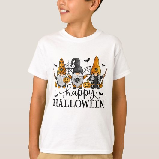 Happy Halloween Gnomes T-shirt (Voorkant)