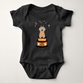 Happy Halloween Golden Retriever Spooky Ghost Boo Romper