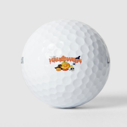 Happy Halloween Golfballen (Voorkant)