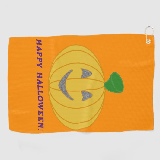 Happy Halloween Golfhanddoek (Horizontaal)