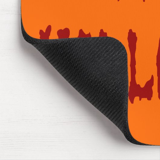 Happy Halloween Gore-tekst Muismat (Hoek)