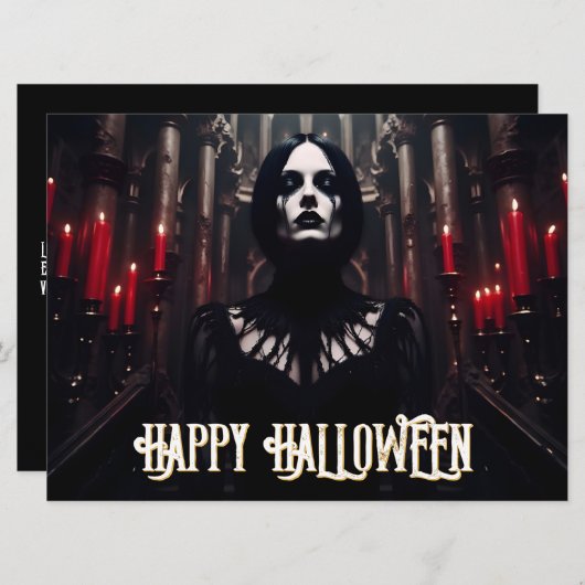 Happy Halloween - Gothic Dark Celebration (Voorkant / Achterkant)