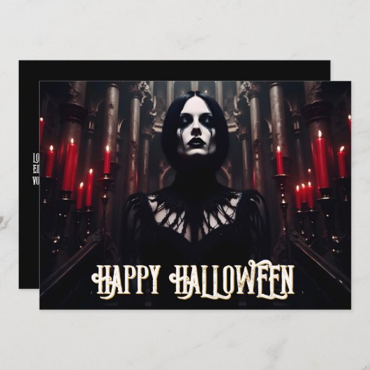 Happy Halloween - Gothic Dark Celebration (Voorkant / Achterkant)
