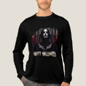 Happy Halloween - Gothic Dark Celebration Tri-Blend Shirt (Voorkant volledig)