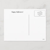 Happy Halloween Gothic De Raven Feestdagenkaart (Achterkant)