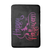 Happy Halloween gradiënt vliegende hekkkat Badmat (Voorkant Verticaal)