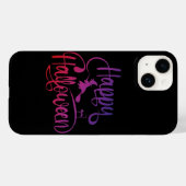 Happy Halloween gradiënt vliegende hekkkat Case-Mate iPhone Case (Achterkant (horizontaal))