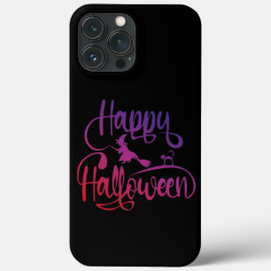 Happy Halloween gradiënt vliegende hekkkat Case-Mate iPhone Case