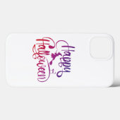 Happy Halloween gradiënt vliegende hekkkat Case-Mate iPhone Case (Achterkant (horizontaal))