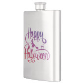 Happy Halloween gradiënt vliegende hekkkat Flacon (Links)