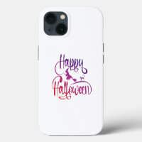 Happy Halloween gradiënt vliegende hekkkat