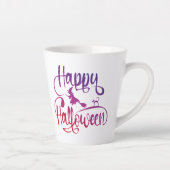 Happy Halloween gradiënt vliegende hekkkat Latte Mok (Rechts)