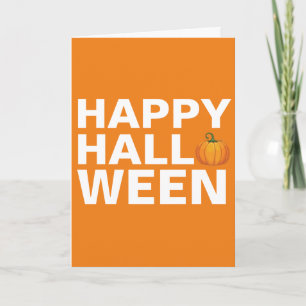 Happy Halloween Graphic Design Wenskaart Kaart