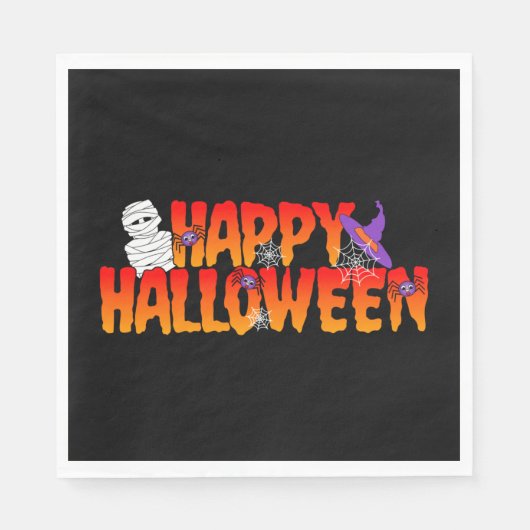 Happy Halloween Graphic Servet (Voorkant)