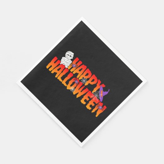Happy Halloween Graphic Servet (Hoek)