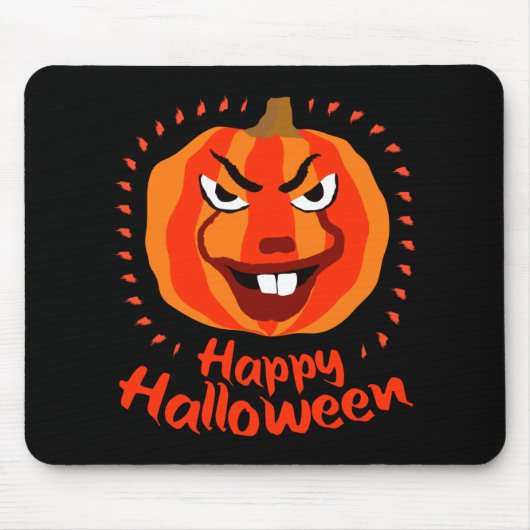 🎃 Happy Halloween - Grappig, eng & Schattige pomp Muismat (Voorkant)