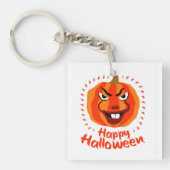 🎃 Happy Halloween - Grappig, eng & Schattige pomp Sleutelhanger (Voorkant)