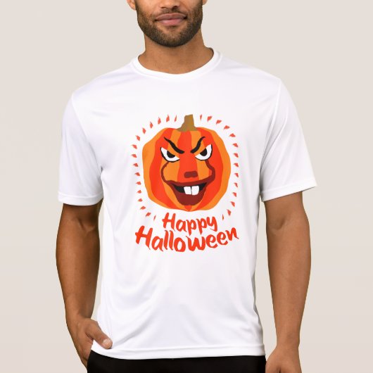 🎃 Happy Halloween - Grappig, eng & Schattige pomp T-shirt (Voorkant)