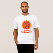 🎃 Happy Halloween - Grappig, eng & Schattige pomp T-shirt (Voorkant volledig)