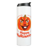 🎃 Happy Halloween - Grappig, eng & Schattige pomp Thermosbeker (Gedraaid links)