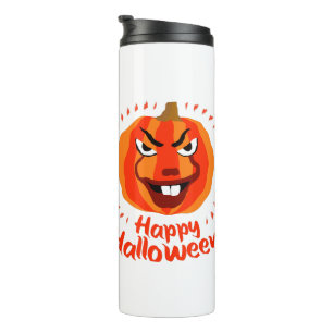 🎃 Happy Halloween - Grappig, eng & Schattige pomp Thermosbeker