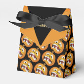 Happy Halloween grappige Jack o Lantern Pumpkin Bedankdoosjes (Voorkant Zijde)