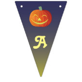 Happy Halloween grappige pomkin Vlaggetjes (Derde vlag)